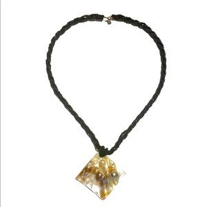 Pearl beaded necklace.